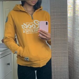 Roots quarter zip hoodie